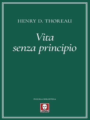 cover image of Vita senza principio